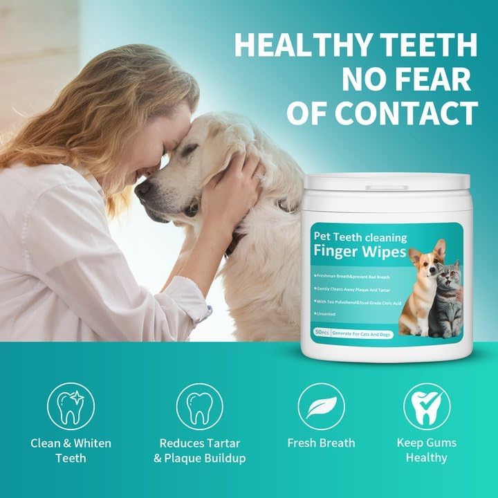 Pet Dental Care Wipes