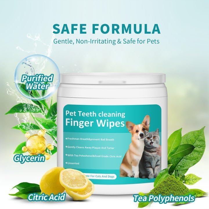 Pet Dental Care Wipes