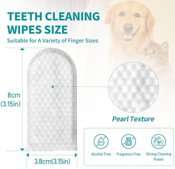 Pet Dental Care Wipes